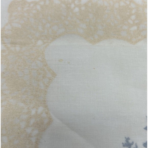 Vintage Hanky-Tammis Keefe-1950's- Handkerchief Dainty Lace Pattern Pink Gold - Picture 10 of 13